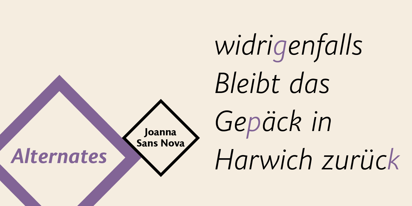 Joanna® Sans Nova