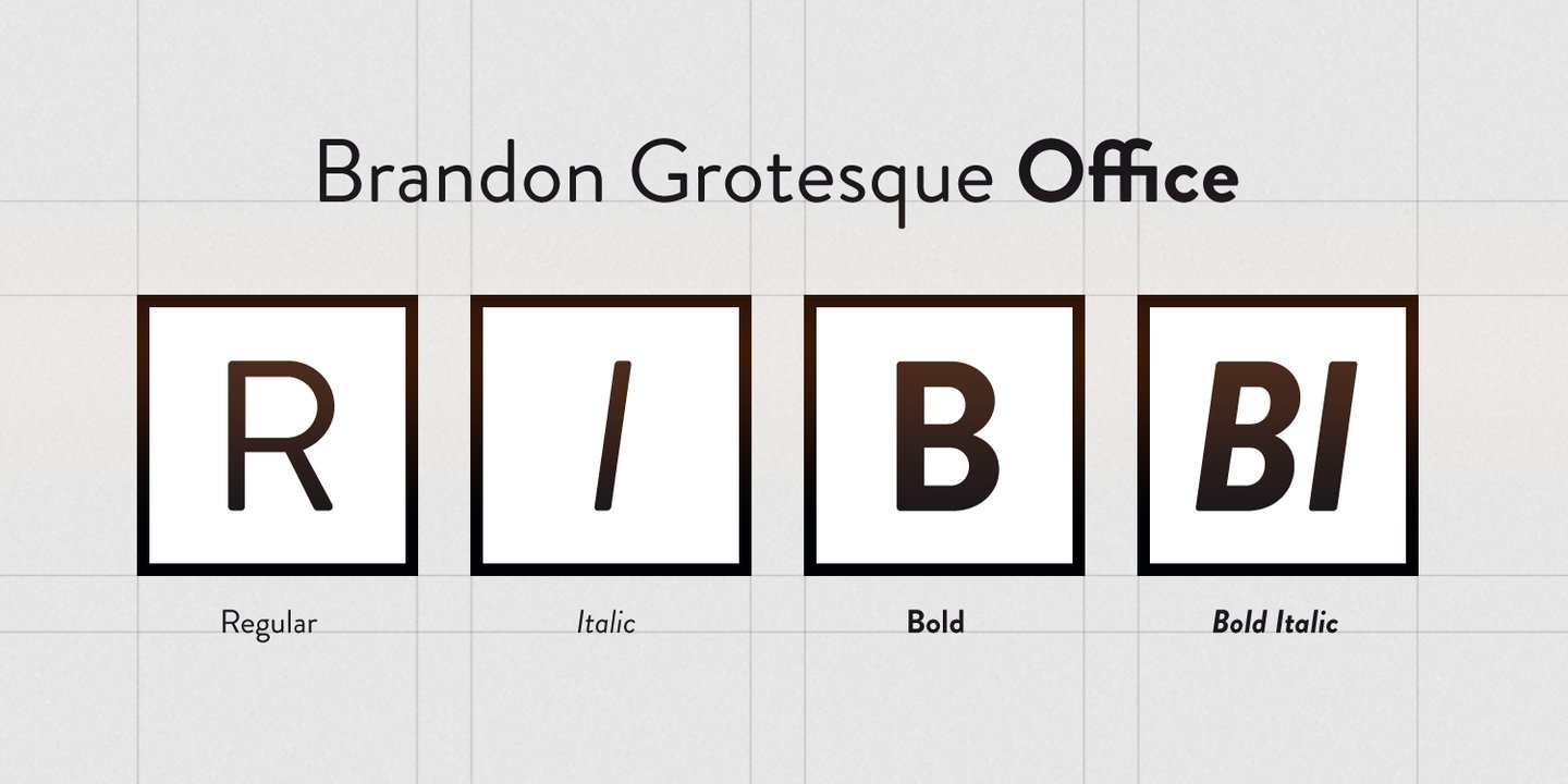 Brandon Grotesque Office