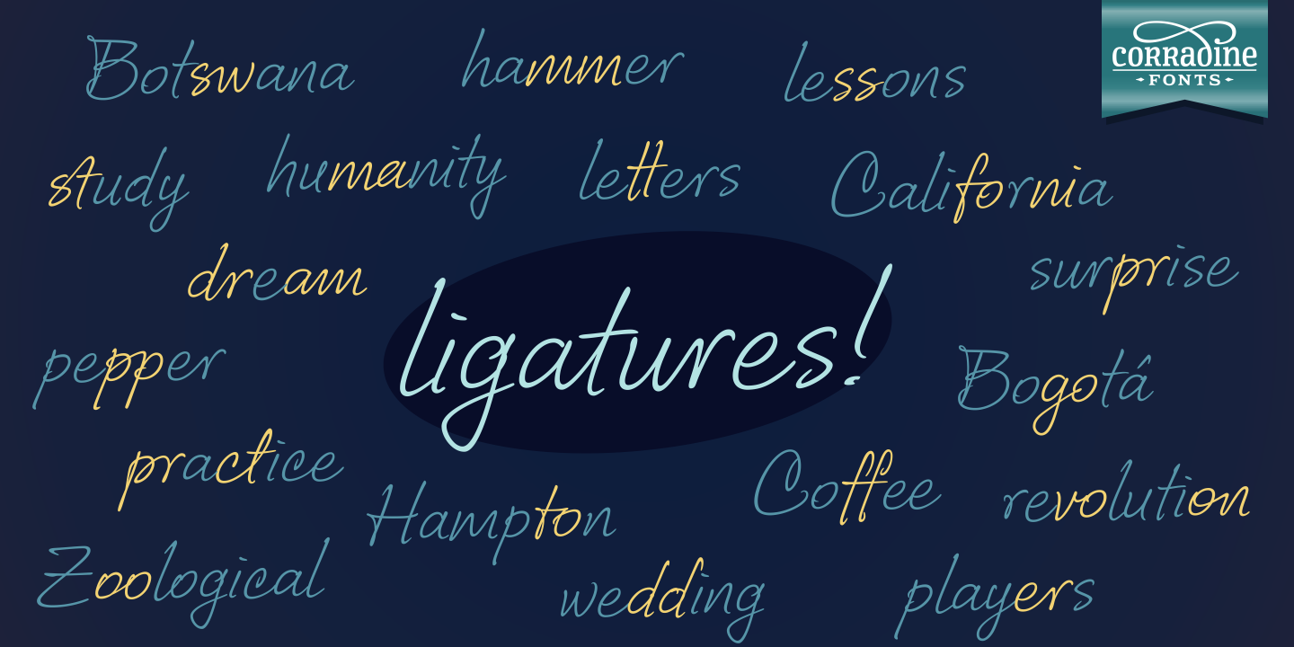 Corradine Handwriting Italic™