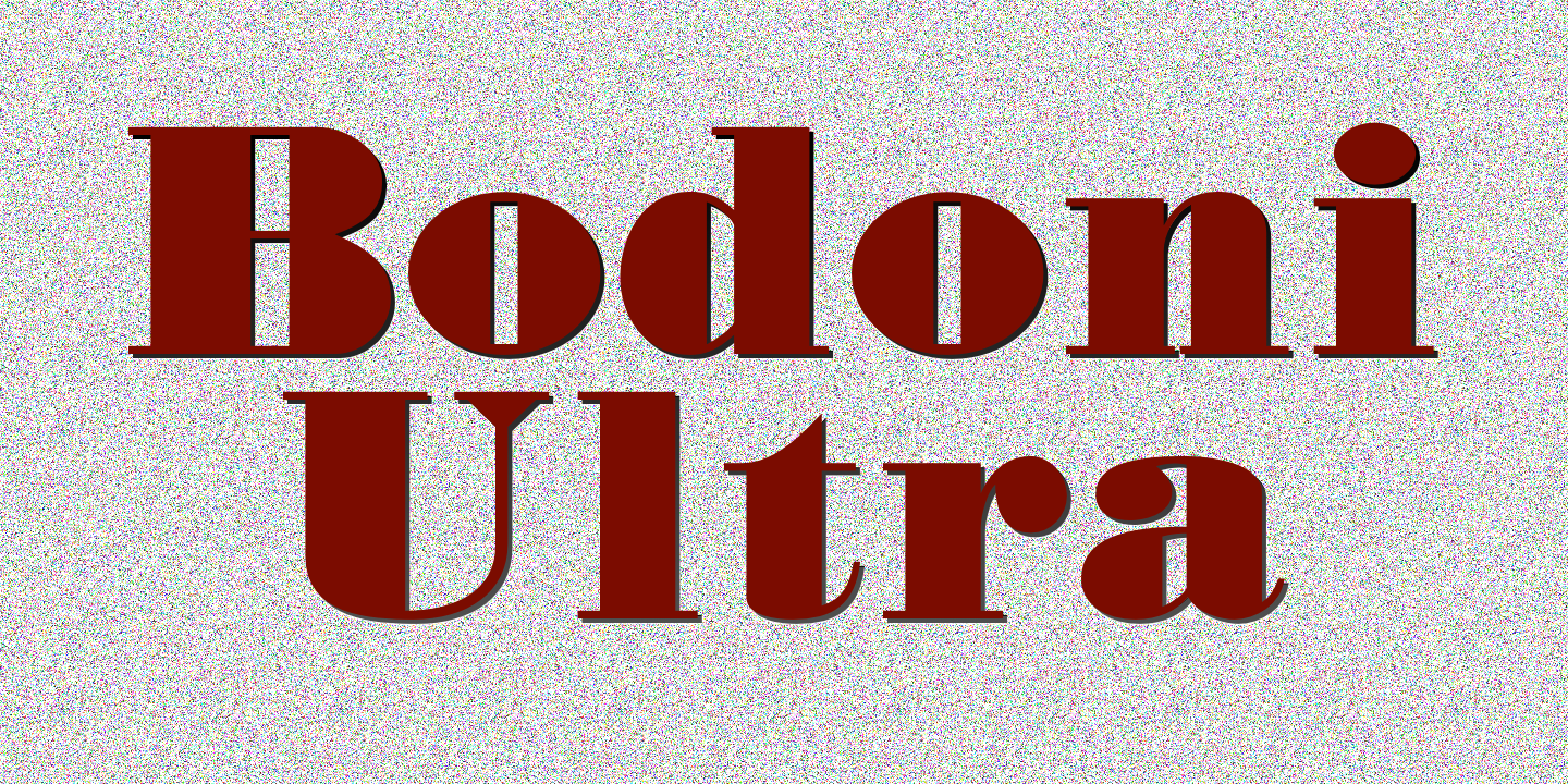Bodoni Ultra