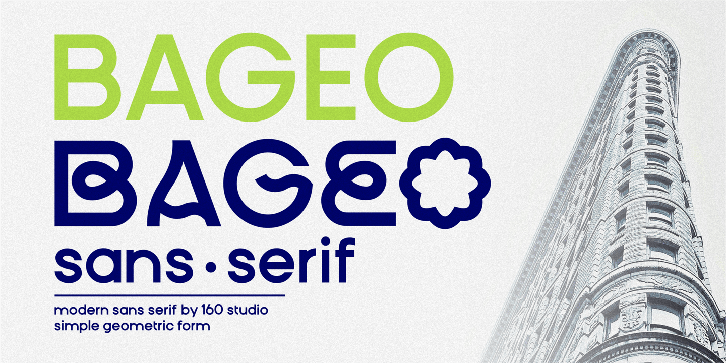 Image of Bageo Regular Font