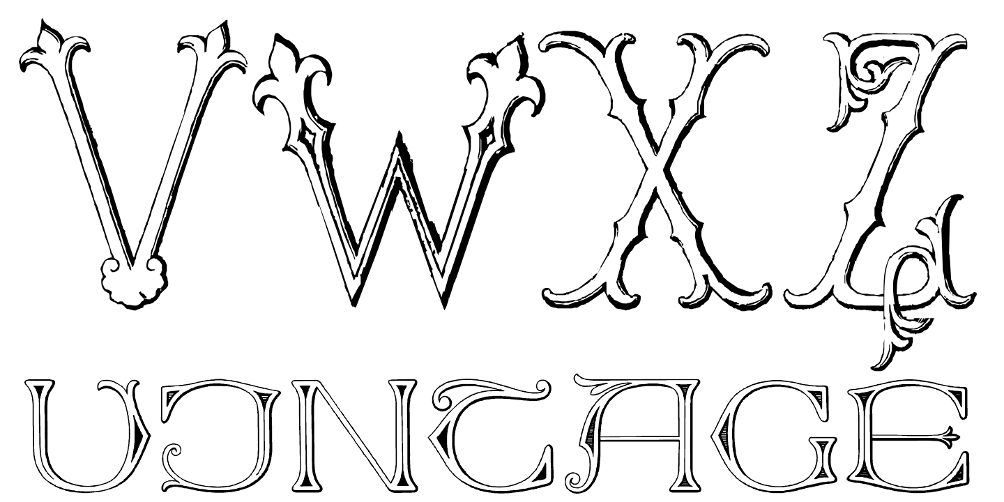 Victorian Alphabets