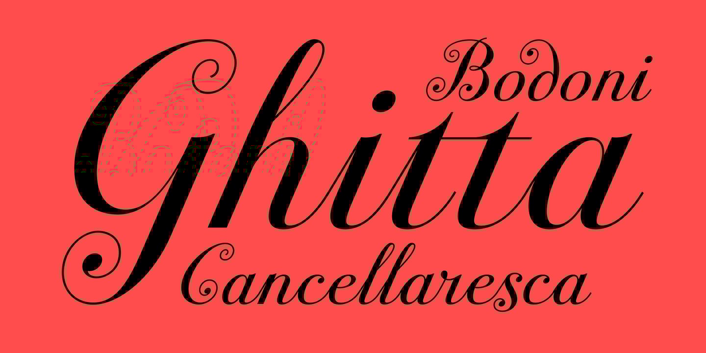 Ghitta Bodoni Cancellaresca