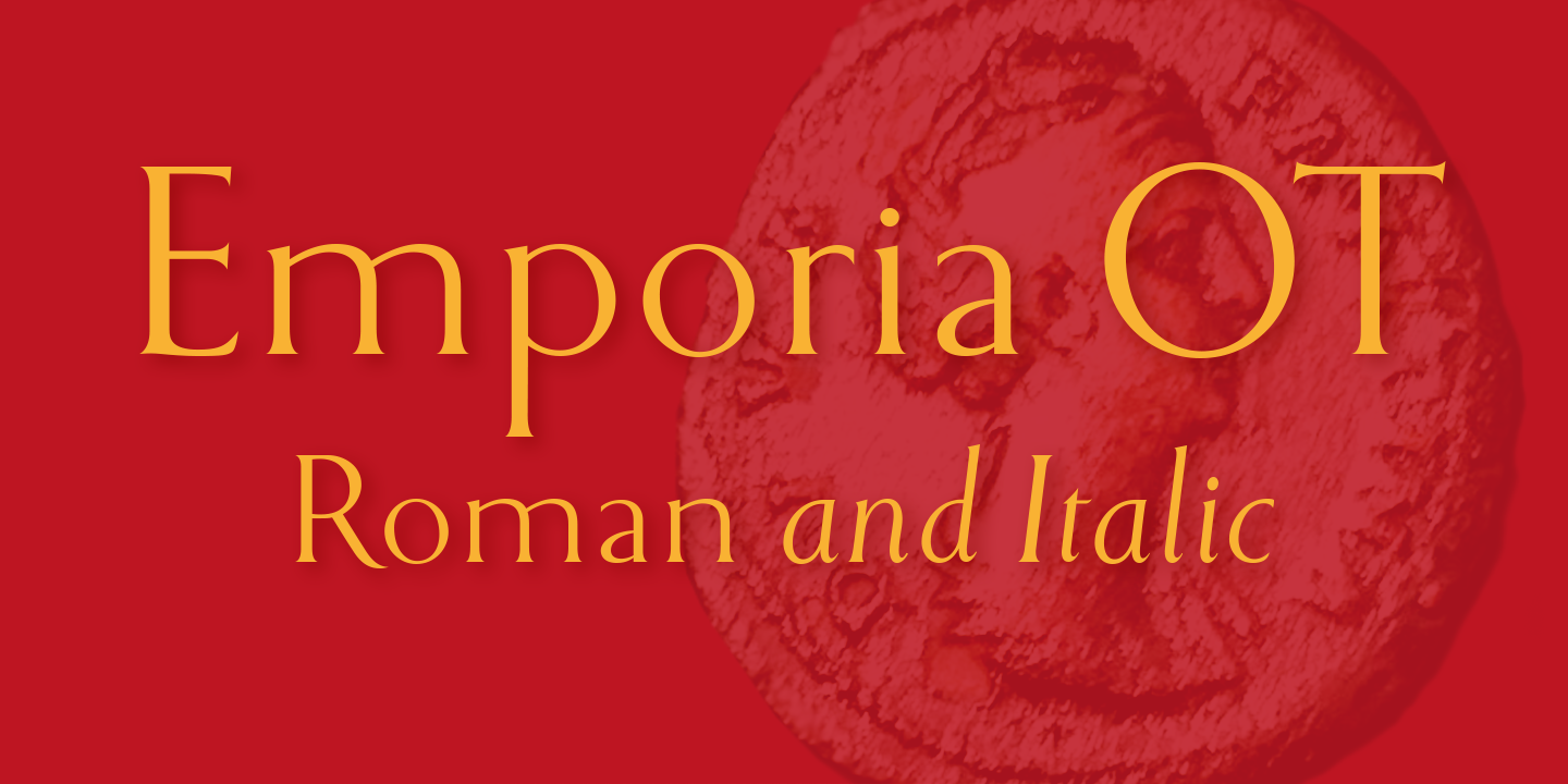Image of Emporia OT Italic Font