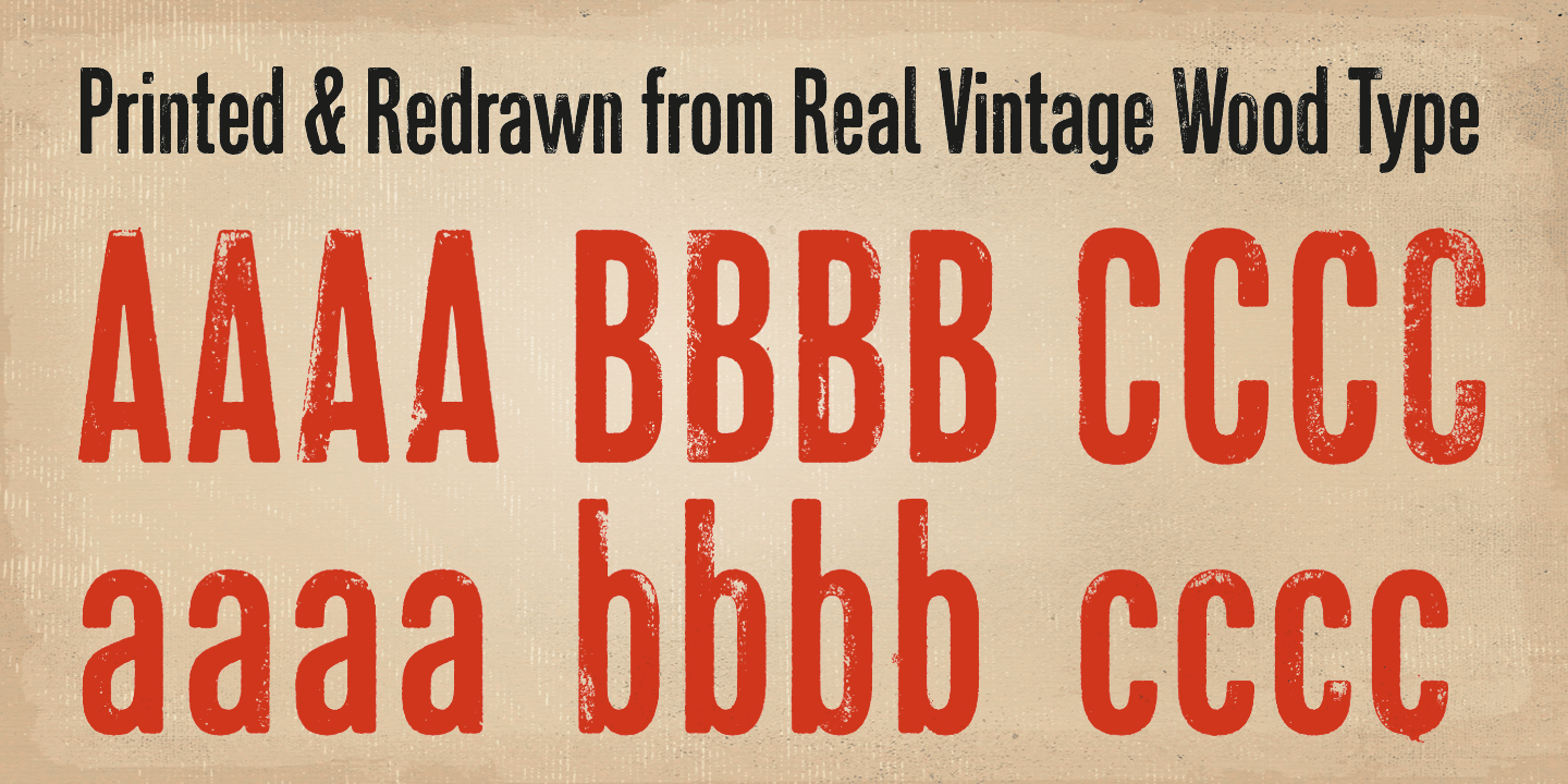 Wood Bonnet Grotesque No 4™