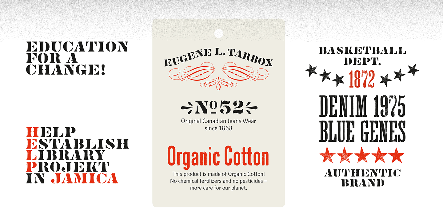 Vtg Stencil US No 4™