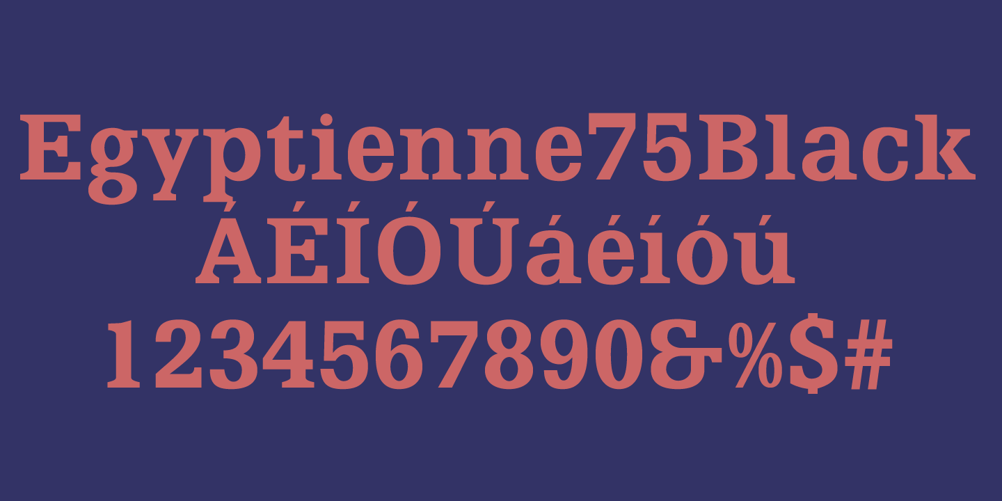 Egyptienne75 Black
