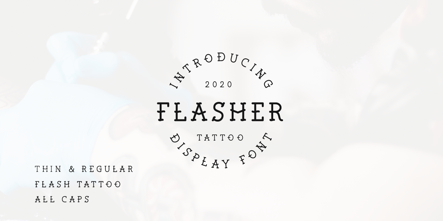 Image of Flasher Font