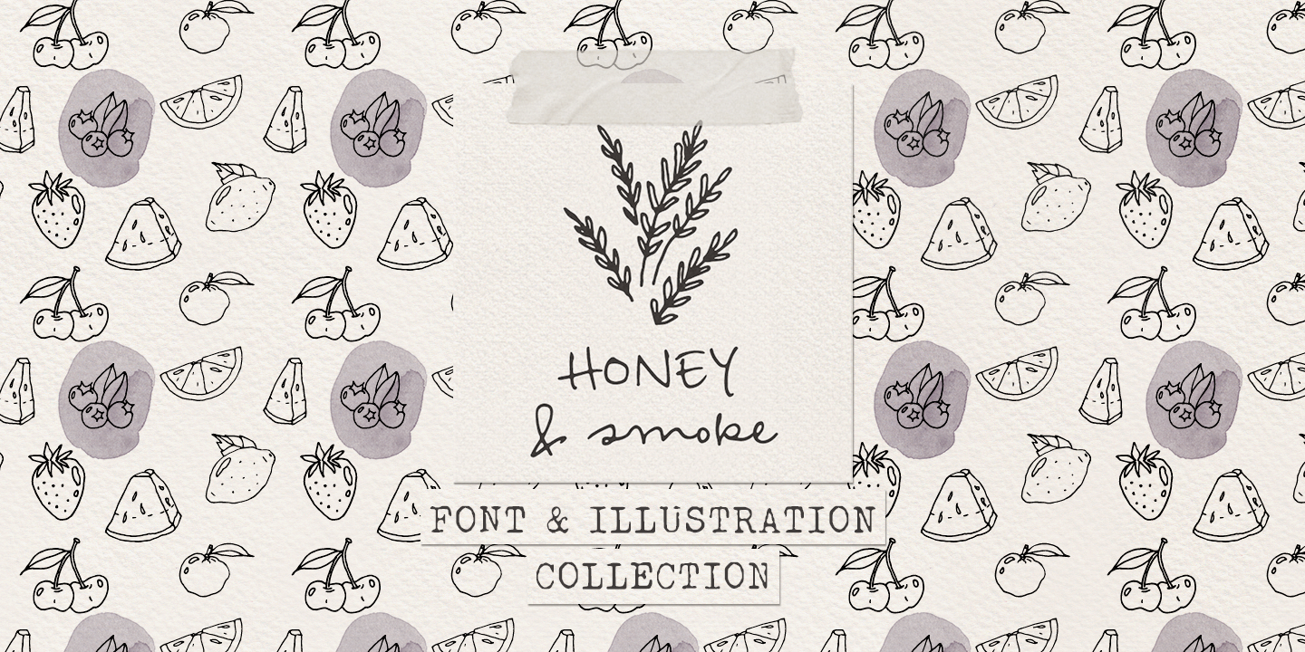 Image of Honey and Smoke Font