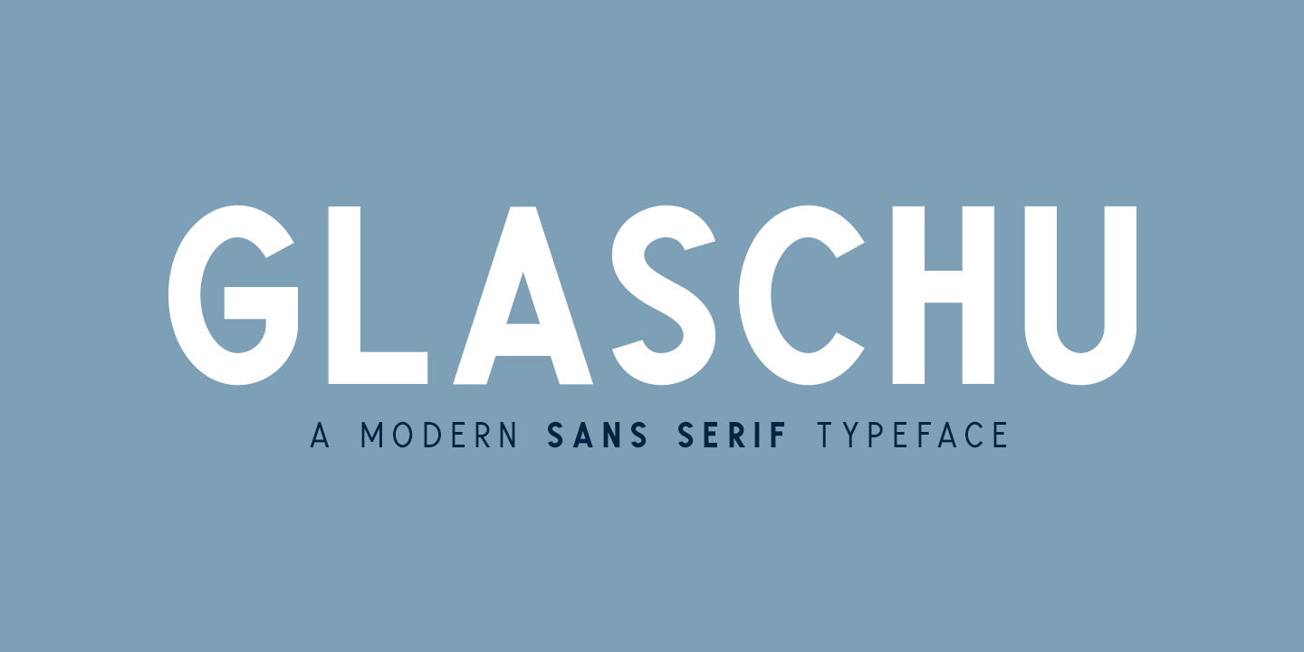 Image of Glaschu Outline Two Font