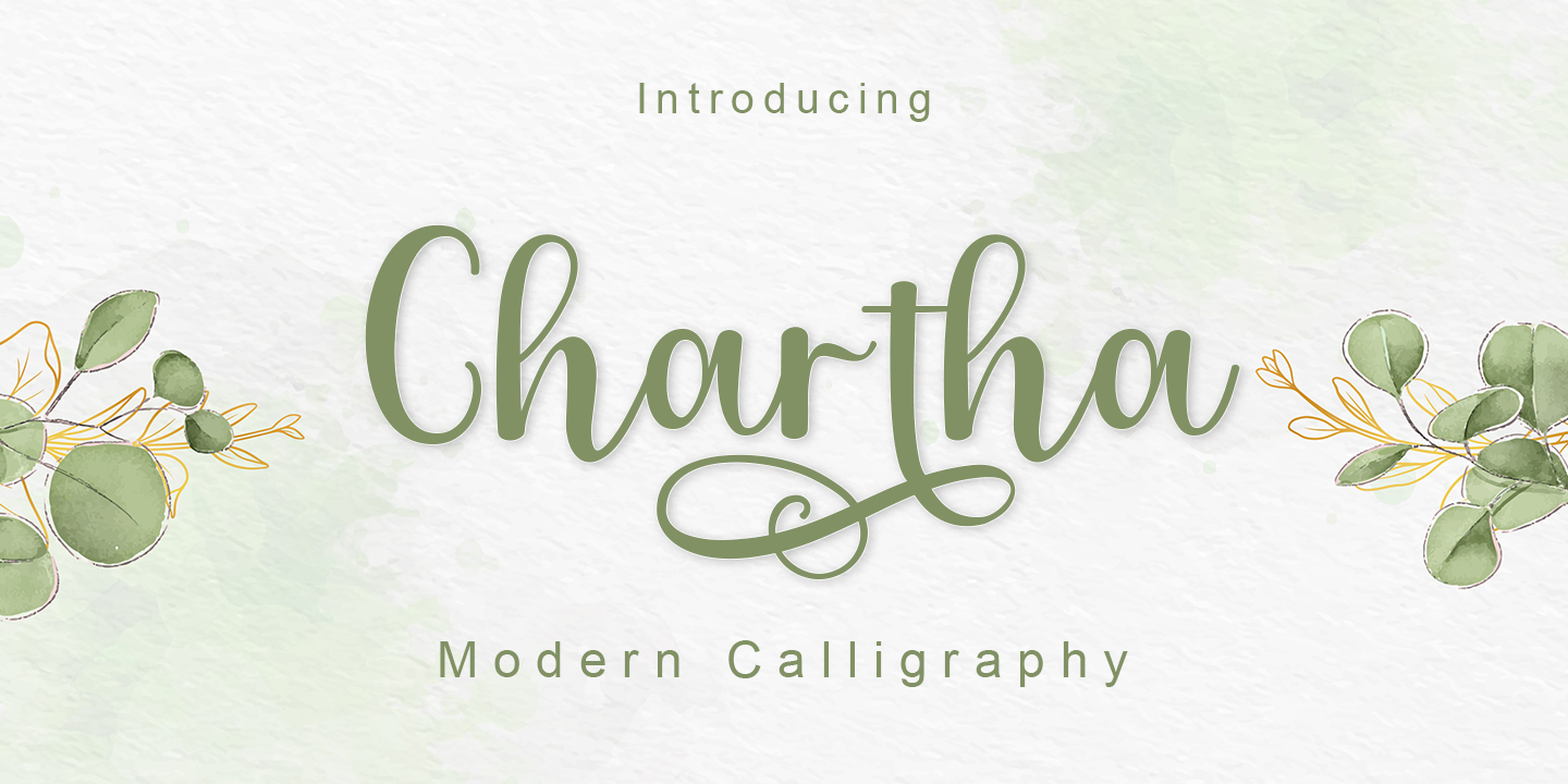Image of Chartha Regular Font