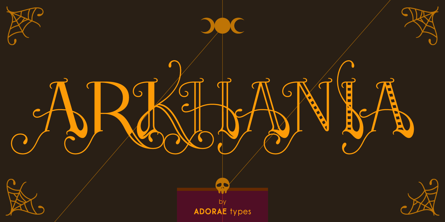 Image of Arkhania Regular Font