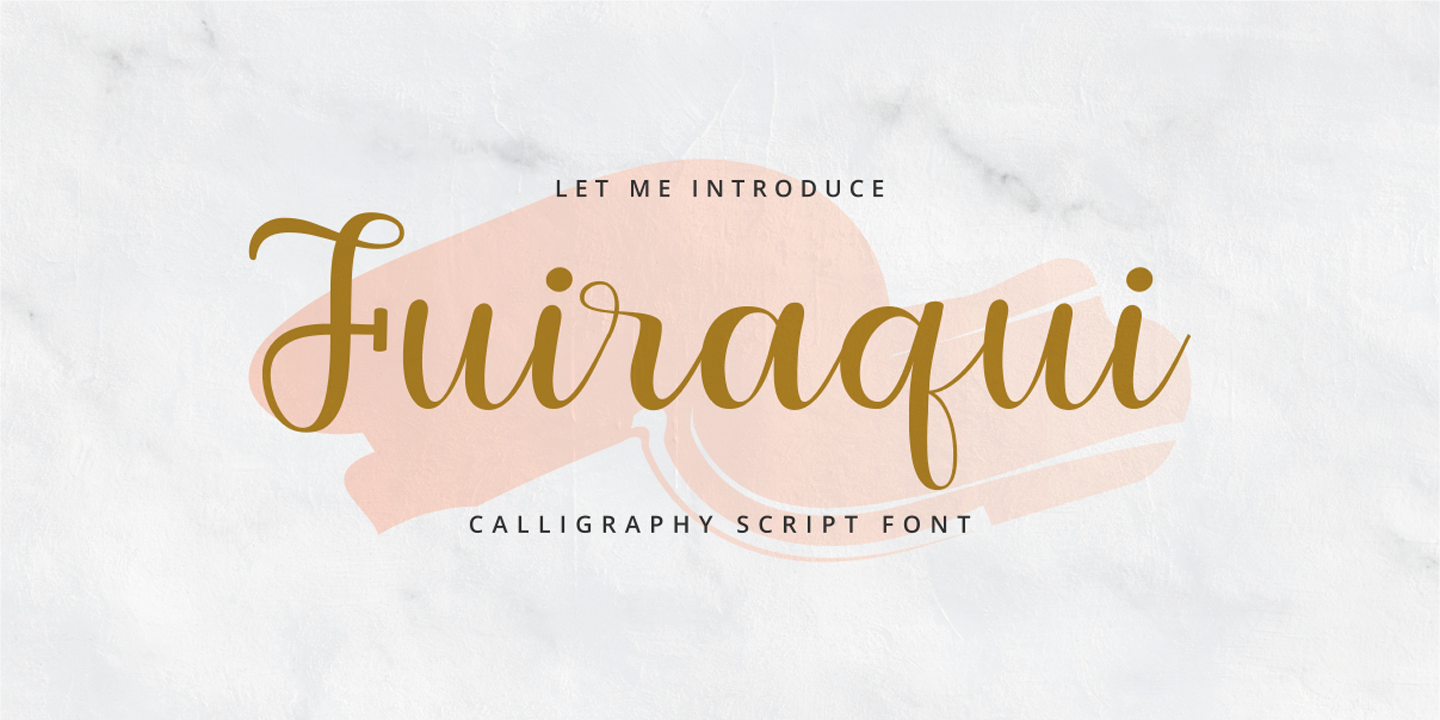 Image of Fuiraqui Regular Font
