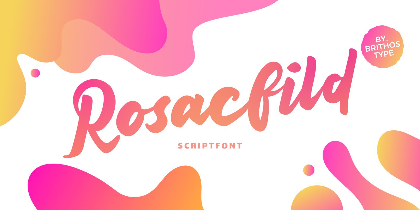 Image of Rosacfild Regular Font