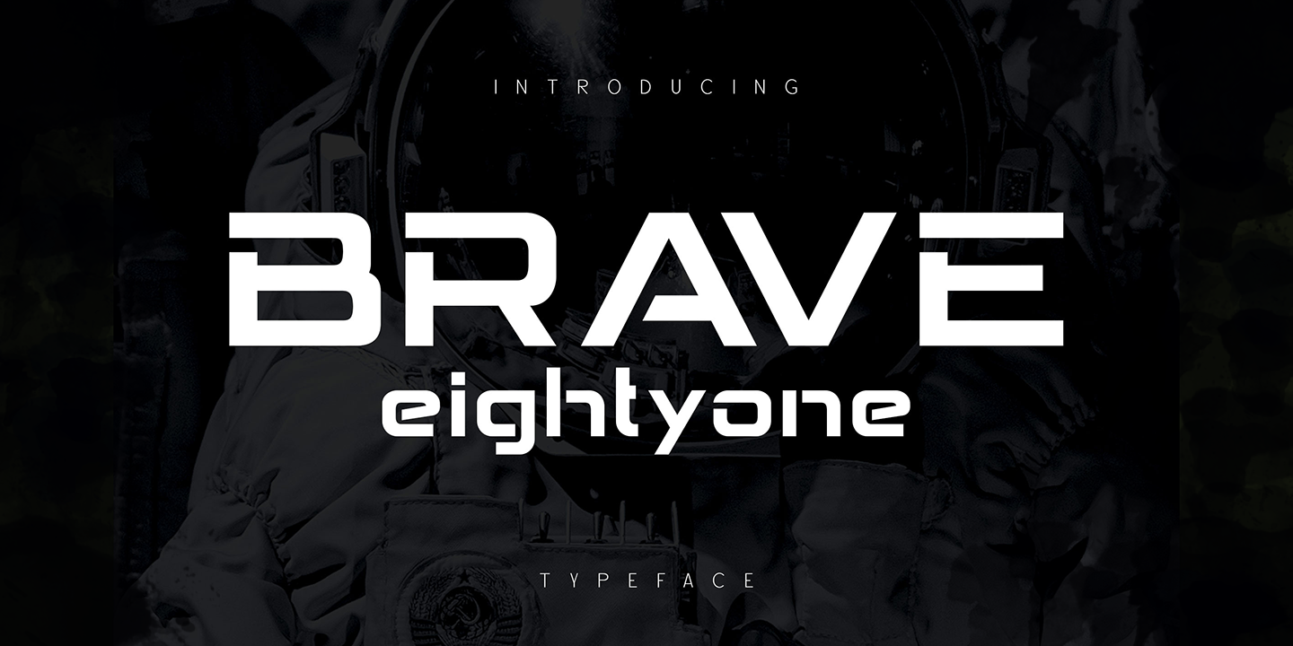 Image of Brave Eighty One Font