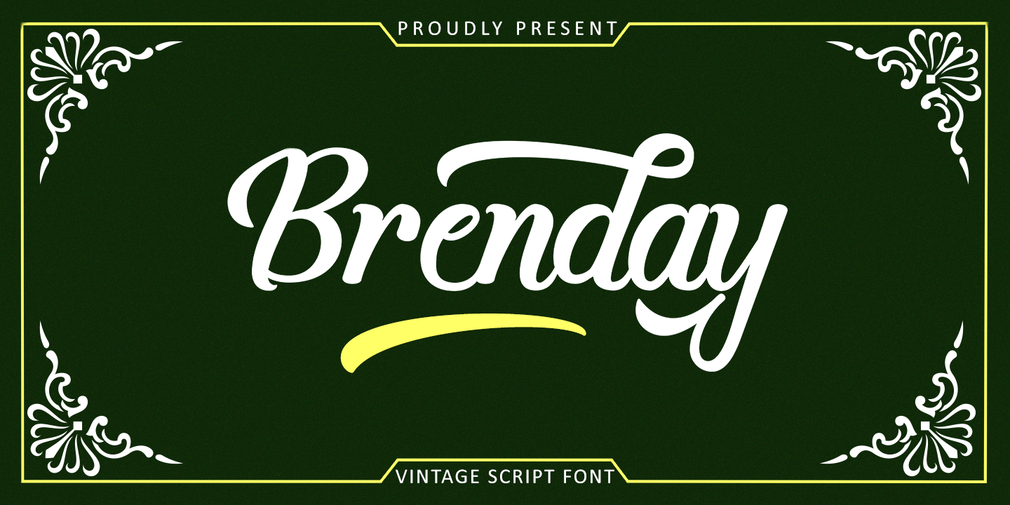 Image of Brenday Font