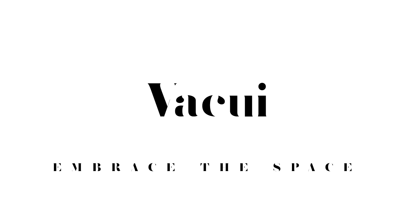 Image of Vacui Font