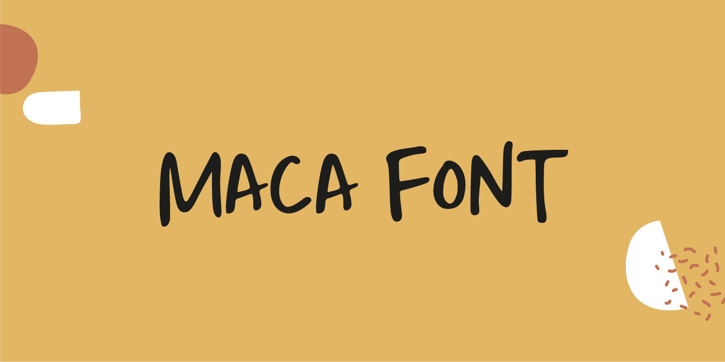 Image of Maca Bold Font