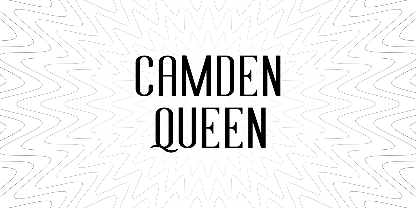 Image of Camden Queen Regular Font