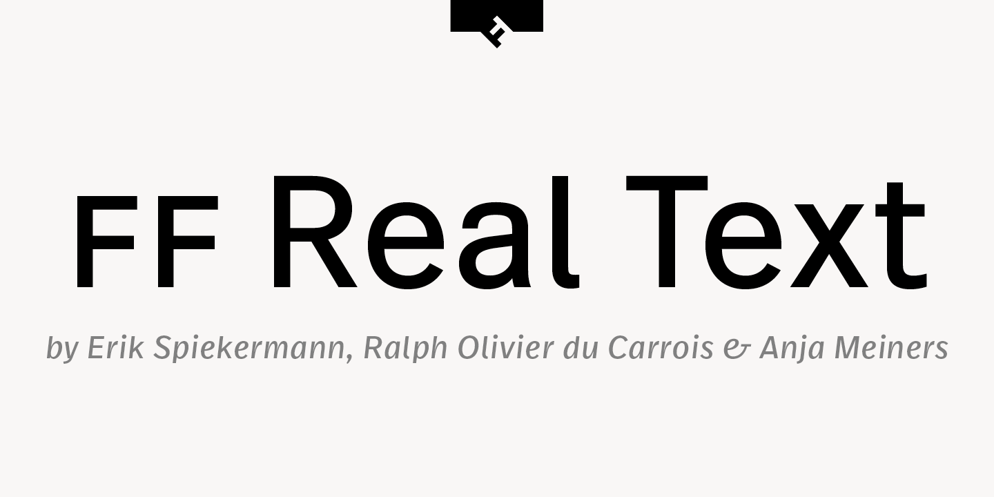 FF Real™ Text