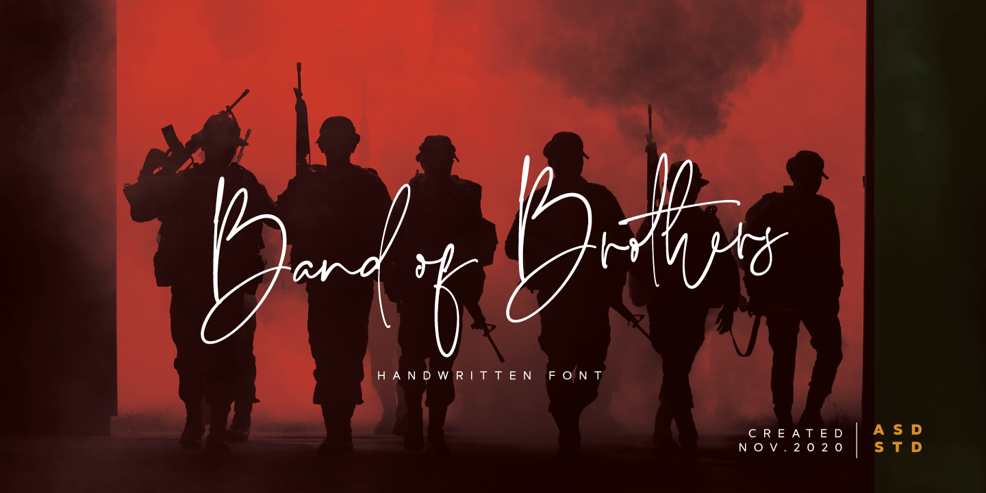 Image of Band of Brothers Font