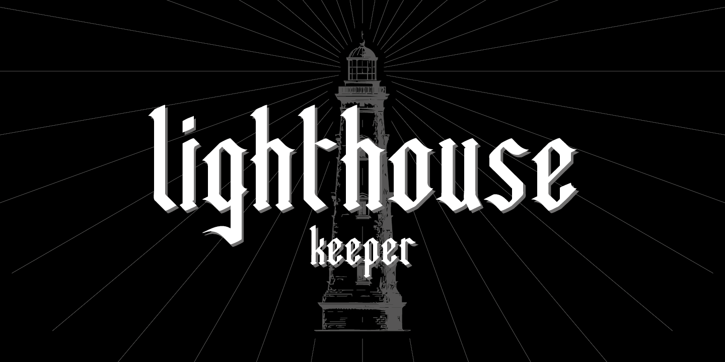 Image of Lighthouse Keeper Regular Font
