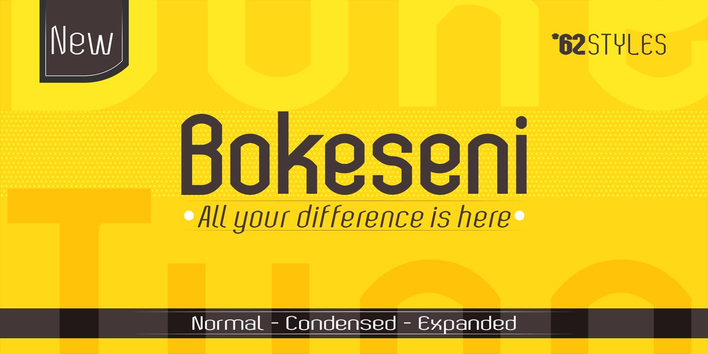 Image of Bokeseni Bold Italic Font