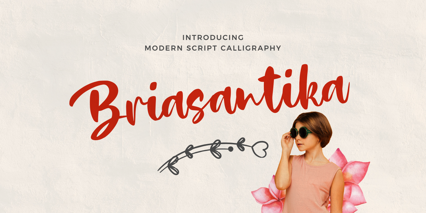 Image of Briasantika Regular Font