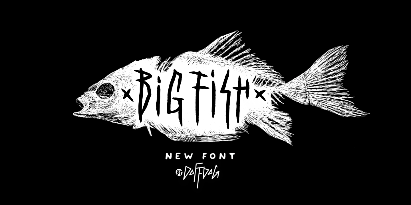 Image of Big Fish DD Regular font