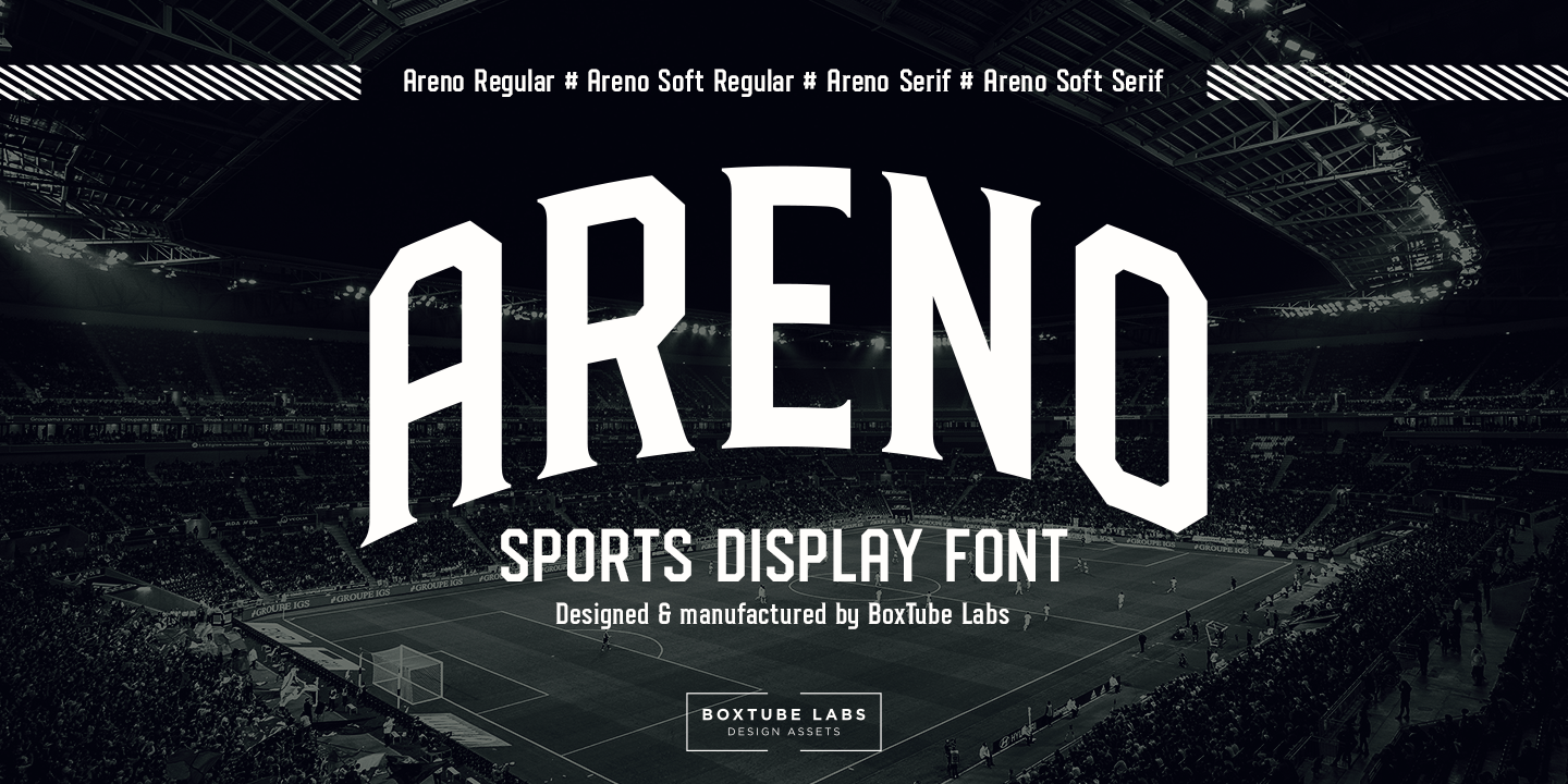 Image of Areno Regular Font
