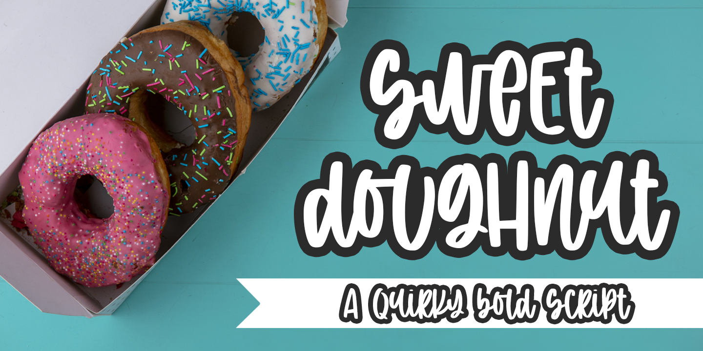 Image of Sweet doughnut Regular Font
