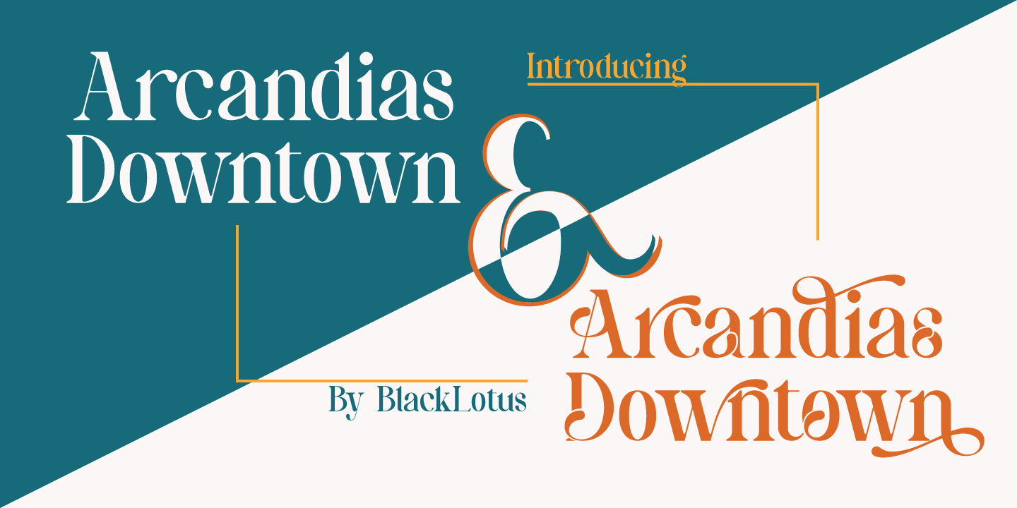 Image of Arcandias Downtown Regular Font