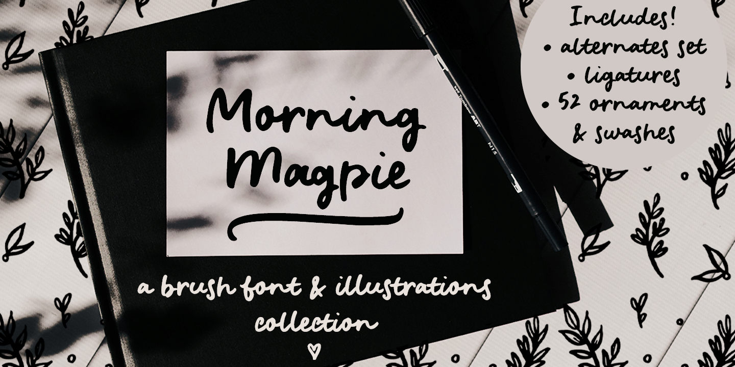 Image of Morning Magpie Regular Font