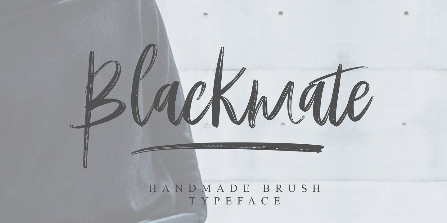 Image of Blackmate Font