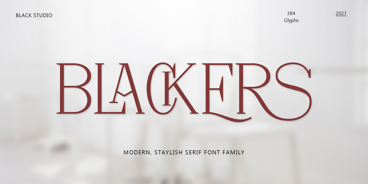Image of Blackers Font