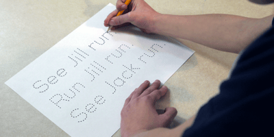 Font visual image of Dot To Dot