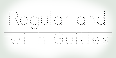 Font visual image of Dot To Dot