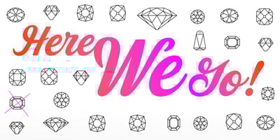 Font visual image of Delicious Pro