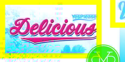 Font visual image of Delicious Pro