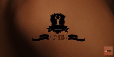 Font visual image of Only You Sexy Icons