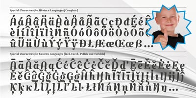 Font visual image of Mimix&trade;
