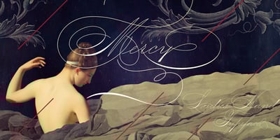 Font visual image of Mercy