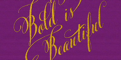 Font visual image of Belluccia Bold&trade;
