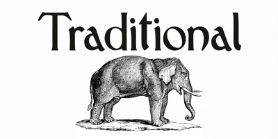 Font visual image of Old Earthy