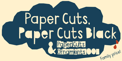 Font visual image of Paper Cuts