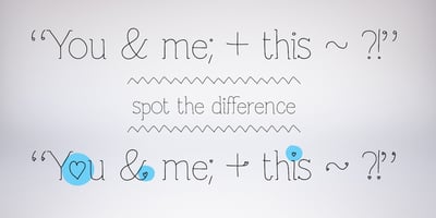Font visual image of Thinpaw