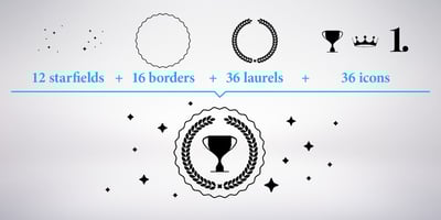 Font visual image of Awardos