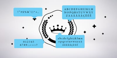 Font visual image of Awardos