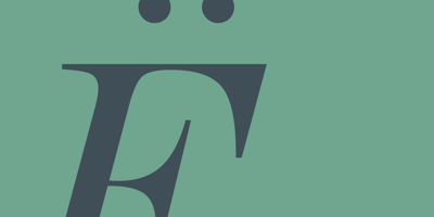 Font visual image of De Vinne