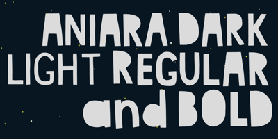 Font visual image of Aniara